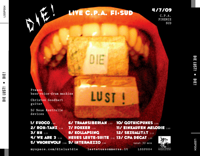 die lust! frasco synth wave no wave minimal punk dada experimental avant garde avanguardia berlin