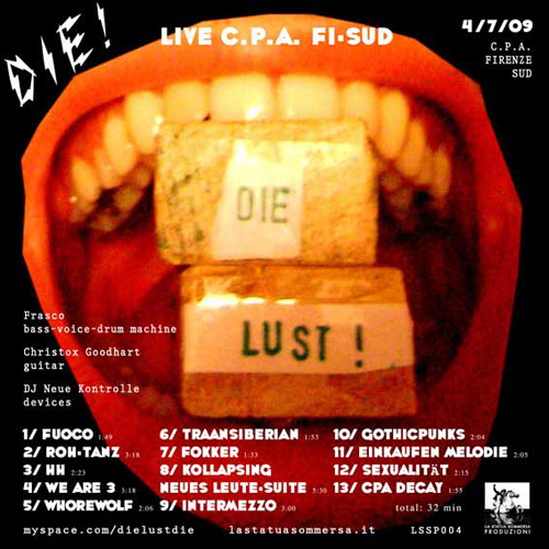 die lust! frasco synth wave no wave minimal punk dada experimental avant garde avanguardia berlin